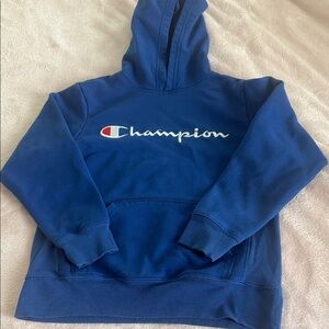 Champion Kids Royal Blue Hoodie Size S